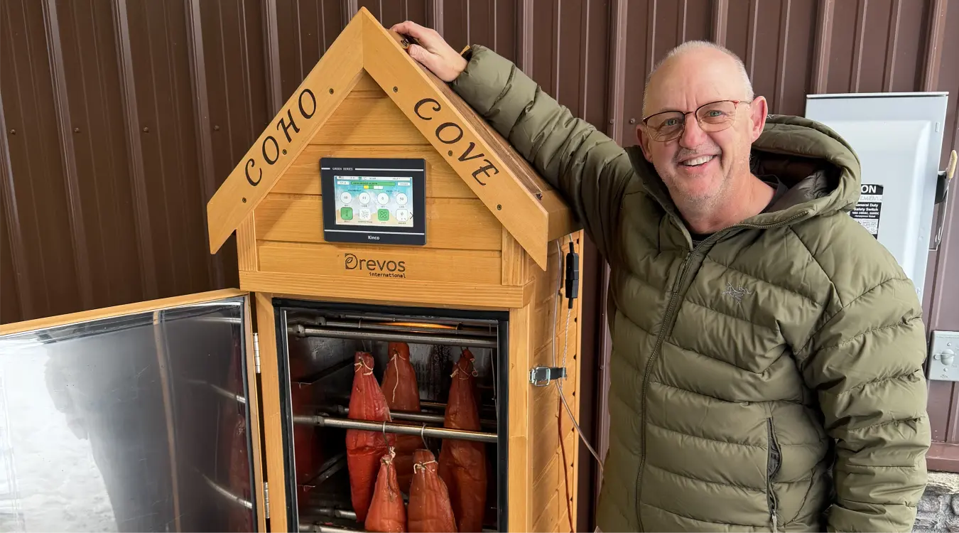 Cold smoked salmon